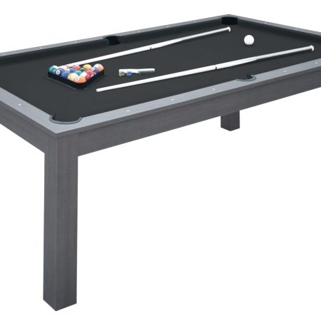 Miami 7ft Pool borð - Grey Oak